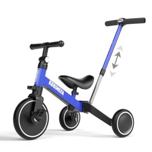 Trehjulet børnecykel KORIMEFA 4 i 1 balancecykel balancecykel trehjulet balancecykel