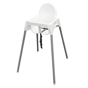 Chaise haute pour enfants Ikea ANTILOP chaise pour enfants avec ceinture de sécurité, blanche