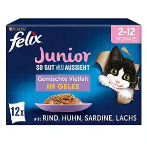 Kitten nassfutter felix so gut wie es aussieht junior kittenfutter