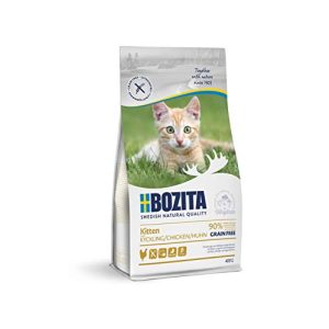Nourriture sèche pour chaton Bozita Kitten Poulet sans céréales