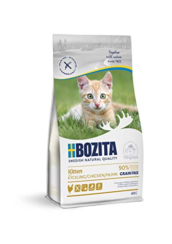 Kitten-Trockenfutter Bozita Kitten Getreidefrei Hühnchen