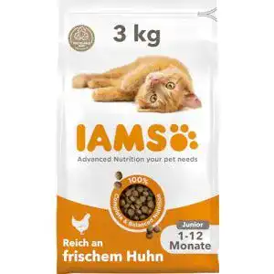 Kitten trockenfutter iams junior katzenfutter trocken mit huhn