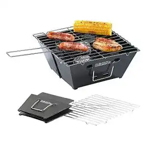 Klappgrill pearl faltgrill flach zusammenklappbarer kohle grill