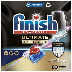 Öblítőszer Finish Ultimate Infinity Shine mosogatógép tabletta