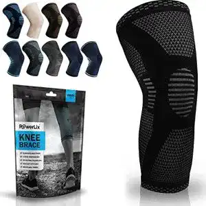 Kniebandage sport powerlix kniebandage fuer damen maenner