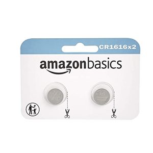 Knopfzelle Amazon Basics CR1616 Lithium-, 2er-Packung