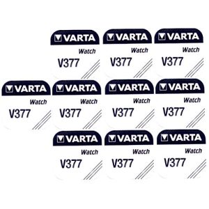 Knopfzelle Varta 377 SR626SW (10 Stück, V377)