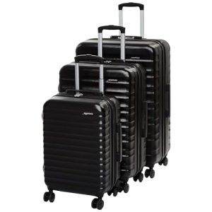 Zestaw walizek Zestaw walizek z twardą skorupą Amazon Basics, zestaw 3-częściowy