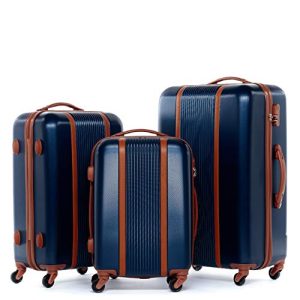 Bőrönd készlet 3 részes FERGÉ Bőrönd szett hard shell 3 részes Milano