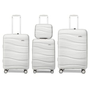Juego de maletas 4 piezas KONO maletas con ruedas juegos de equipaje 4 piezas