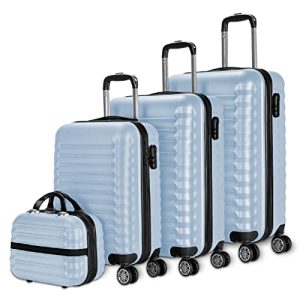 Conjunto de mala 4 peças NUMADA - conjunto de bagagem e bolsa de higiene 4 peças