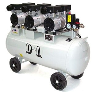 Compressor 100l D&L Whisper Compressor Air Silent Compressed Air