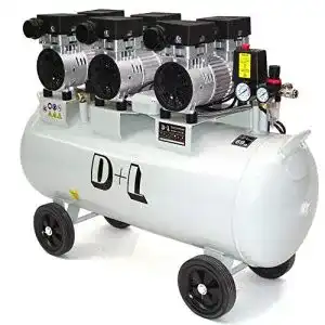 Kompressor 100l dl fluester kompressor luft silent druckluft