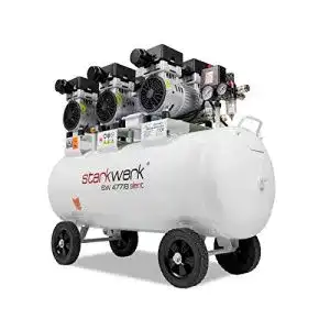 Kompressor 100l starkwerk sw 477 8 fluesterkompressor silent 1