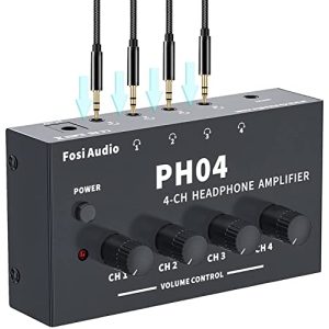 Kopfhörerverstärker Fosi Audio PH04 4 Kanal - kopfhoererverstaerker fosi audio ph04 4 kanal