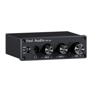 Amplificador de fone de ouvido Fosi Audio Q4 DAC amplificador Hi-Fi, USB