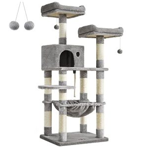 Feandrea scratching post 143 cm high, with 11 scratching posts