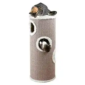 Kratztonne trixie 4338 cat tower edoardo 100 cm taupe creme