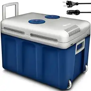 Kuehlbox tillvex elektrisch 40l mit rollen mini kuehlschrank 230 v