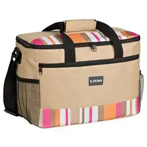 Kuehltaschen b prime 20l kuehltasche classic beige i 36x26x22cm