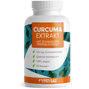 Cápsulas de cúrcuma ProFuel Cápsulas de Curcuma em altas doses