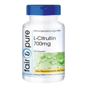 L-Citrullina Fair & Pure ® – Capsule di L-Citrullina 700mg – vegan