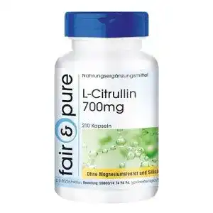 L citrulline fair pure l citrullin kapseln 700mg vegan