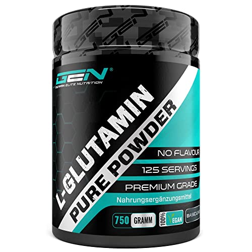 L-Glutamine GEN GERMAN ELITE NUTRITION L-Glutamin Pulver – 750 g