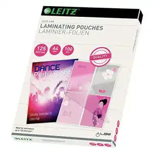Laminierfolie din a4 leitz heisslaminierfolien a4 125 mic