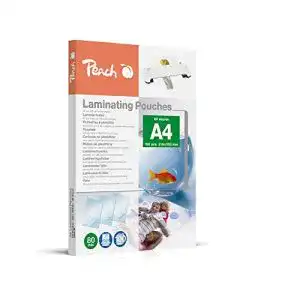 Laminierfolie din a4 peach laminierfolien a4 80 mic 100 pouches