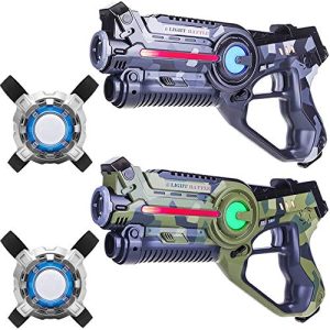 Conjunto de etiquetas a laser Conjunto de etiquetas a laser Light Battle Active, pistola laser 2x