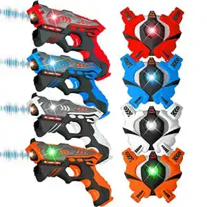 Lasertag set vatos infrarot laser tag set 4 active infrarot pistole