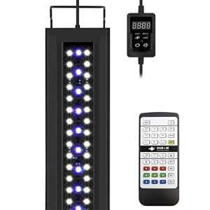 LED akvariebelysning NICREW RGB+W akvarie LED-belysning