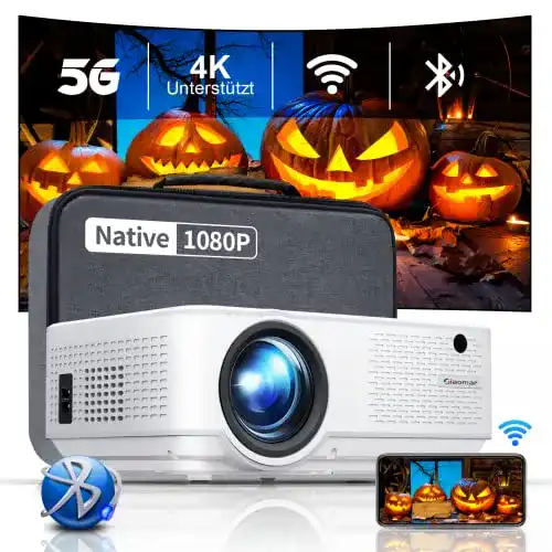 Giaomar LED-Beamer C9 – 13000 Lumen Full HD