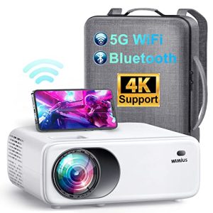LED-projektor WiMiUS-projektor, Full HD 1080P-projektor 4K-video