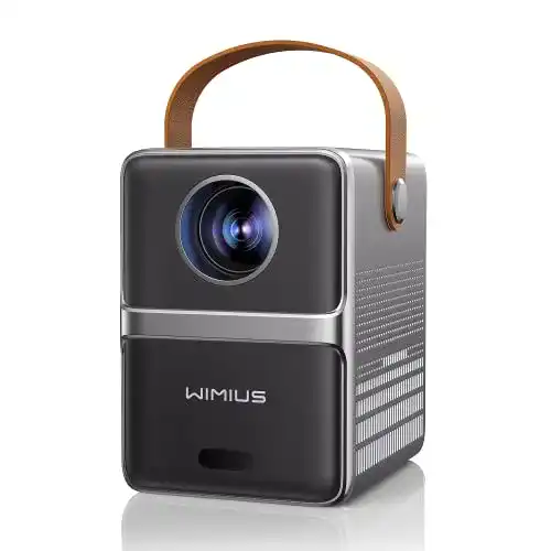 WiMiUS LED Beamer mit elektrischem Fokus und 5G WiFi