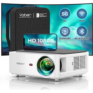 LED projector YABER WiFi Bluetooth 5G projector 9500 lumens
