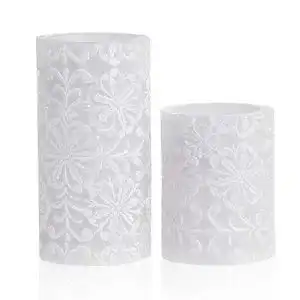 Led kerze paulmann pauleen 48009 little lilac candle 2er