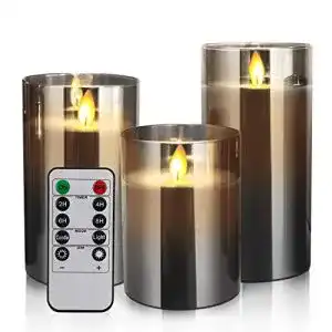 Led kerze yming led flammenlose mit fernbedienung u timer