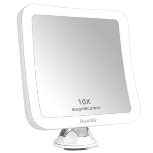 Specchio cosmetico LED Specchio cosmetico Auxmir con luce, 10 volte