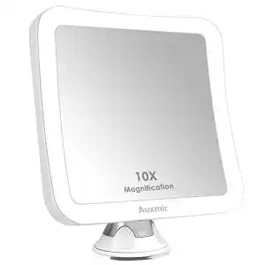 Led kosmetikspiegel auxmir kosmetikspiegel mit licht 10 fach