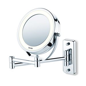Espelho cosmético LED Beurer, montagem na parede