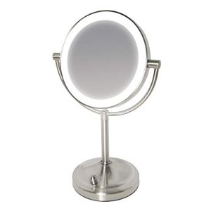 LED-cosmeticaspiegel HoMedics-cosmeticaspiegel, dubbelzijdige spiegel