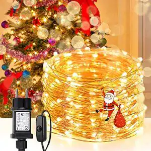 Led lichterkette lighting ever le 10m aus kupferdraht 100 leds
