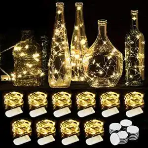 Led lichterkette wearxi lichterkette batterie 10 stueck 2m 20 mini