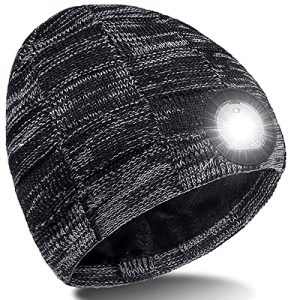 LED-Mütze FORTRY Mütze mit LED Licht für Herren Damen