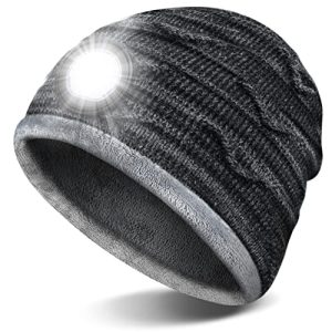 LED hat TAOCANTAO Beanie hat med LED lys