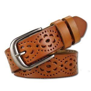 Leather belt women lalafancy women's leather belt genuine cowhide