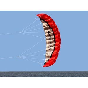 Tapetes de direção Kwasyo 2.5m Dual Line Stunt Sport Kite com alça