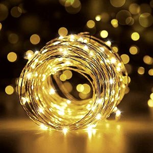 Outdoor fairy lights Hoteril 12M wire micro fairy lights, 120 LED